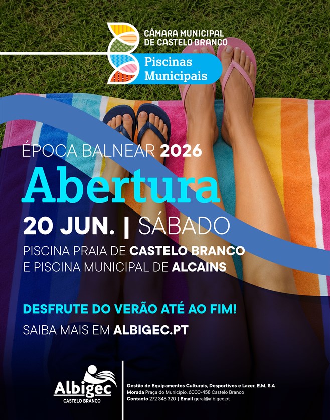 Abertura Piscinas Praias 2026
