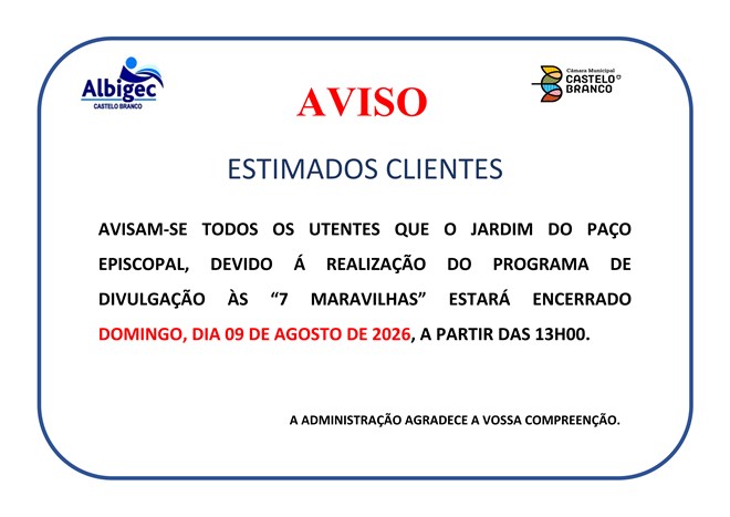Aviso J.Paço
